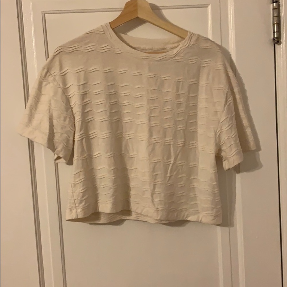 Madewell cropped tee